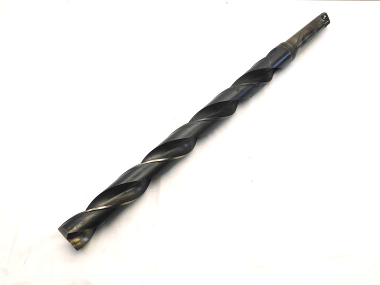 NATIONAL 1 1/2 O.D. HSS TWIST DRILL BIT MORSE TAPER #4 SHANK 16.25 LOC 1.5 MT4