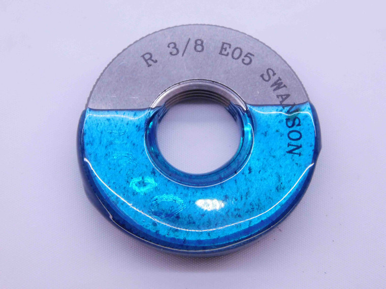 R 3/8 19 BSPT SOLID PIPE THREAD RING GAGE .375 .3750 BRITISH TAPER INSPECTION - DW41327BB6