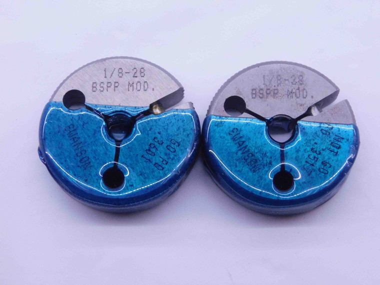 1/8 28 BSPP MOD PIPE THREAD RING GAGE .125 GO NO GO PDS= .3601 & .3517 CL B G1/8 - DW41337BB6