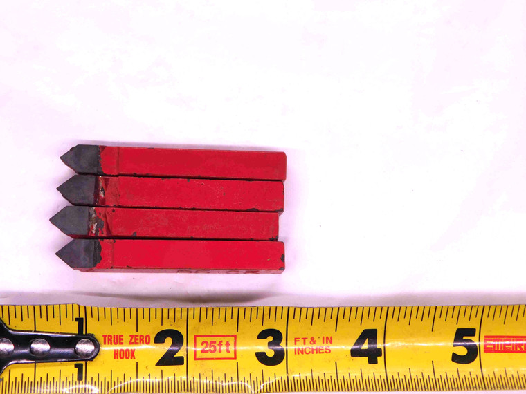 4pcs NEW D5 C5 LATHE TURNING TOOL BITS 5/16 SQUARE SHANK CARBIDE BRAZED .3125 - DCT-JJ1863