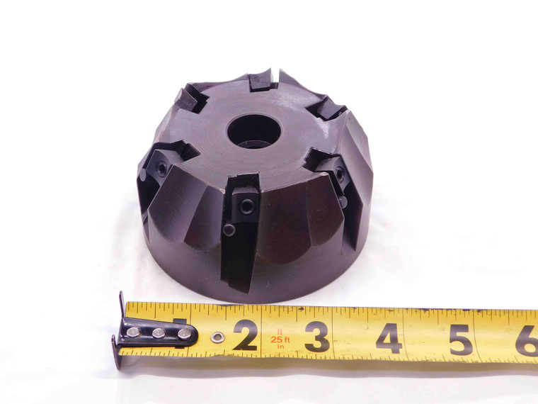 GKI 3" O.D. 60 DEG FACE MILL 1" PILOT 3/8 KEY HOLDS 6 INSERTS 3.0 INDEXABLE - NS6443BB6