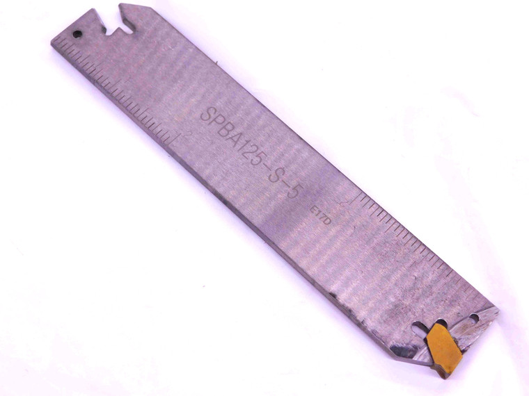 KORLOY SPBA125-S-5 INDEXABLE CUTOFF BLADE 1 1/4 HEIGHT X 5/32 WIDTH SP500 INSERT - JJ1882BB6