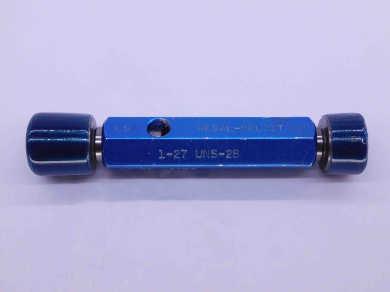 1" 27 UNS 2B THREAD PLUG GAGE 1.0 1.00 1.000 GO NO GO P.D.'S = .9759 & .9811 - DW41438OB6