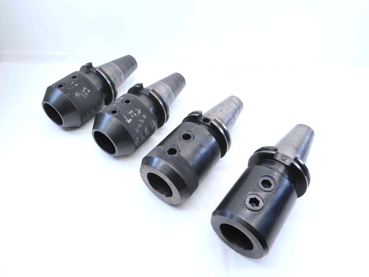 4pcs LOT OF CAT50 2" I.D. SOLID END MILL TOOL HOLDER 2.0 5.25 - 5.75" PROJECTION - JG4668LVR