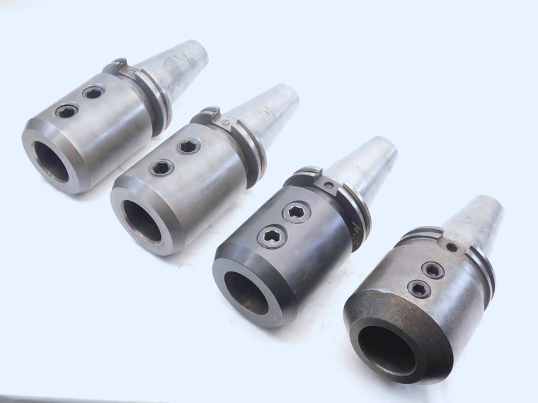 4pcs LOT OF CAT50 2" I.D. SOLID END MILL TOOL HOLDER 2.0 4.5 - 5.75" PROJECTIONS - JG4675LVR