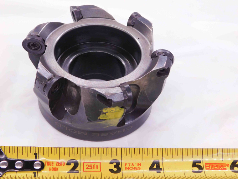 TAEGUTEC 4" O.D. FACE MILL TFMRD D4.00R-16 1 1/2 PILOT HOLDS 6 INSERTS 4.0 - JJ1966BB6