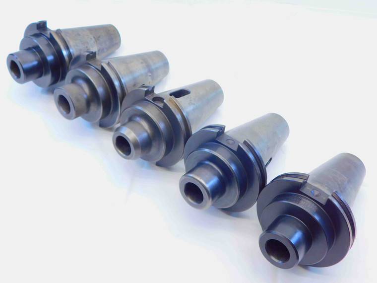 5pc LOT OF CAT50 MORSE TAPER #3 TOOL HOLDER 2 1/2 PROJECTION MT3