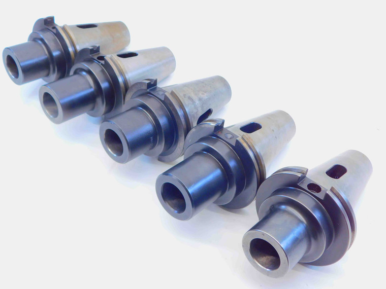 5pc LOT OF CAT50 MORSE TAPER #4 TOOL HOLDER 3 3/8 PROJECTION MT4 MT#4