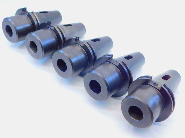 5pc LOT OF CAT50 COMMAND MORSE TAPER #4 TOOL HOLDER 2 3/4 PROJECTION C6M4-0004