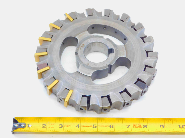 8 3/8 O.D. X 7/8 WIDTH X 1 5/8 PILOT INDEXABLE SIDE MILLING CUTTER 18 T HSS - JG4695CZ5