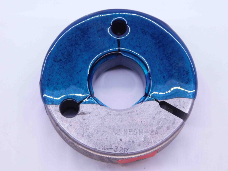 1" 11 1/2 NPSM 2A PIPE THREAD RING GAGE 1.0 1.00 1.000 GO ONLY P.D. = 1.2369 - DW41490OB6
