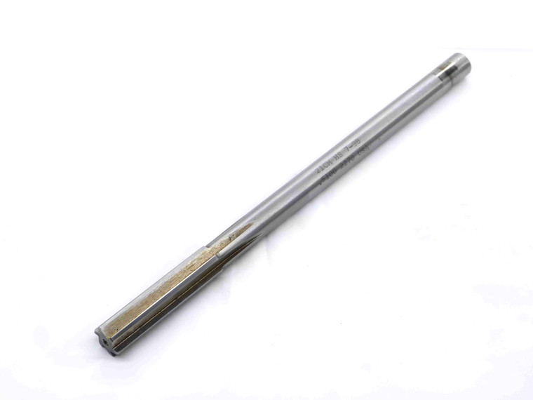 21CM 0.51 OD HSS CHUCKING REAMER 6 FL .51 .5100 1/2 .5000 +.0100 OVERSIZE 13 mm - NS6542BA6