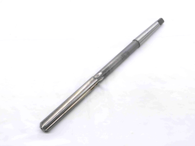 MORSE 0.5025 OD HSS REAMER MT1 SHANK 6 FL .5025 1/2 .5000 +.0025 OVERSIZE USA - NS6578BD4