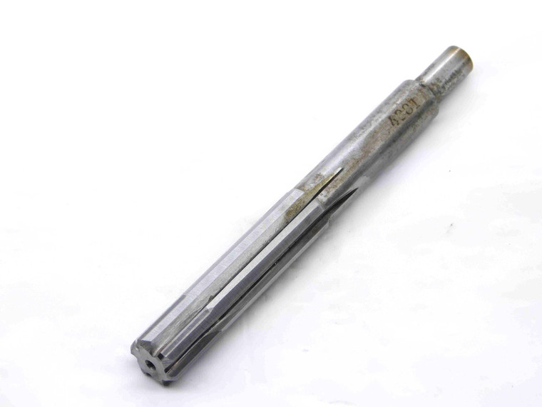 0.484 OD HSS CARBIDE TIPPED REAMER 6 FL .484 .4840 31/64 .4688 +.0152 OVERSIZE - NS6589BA6