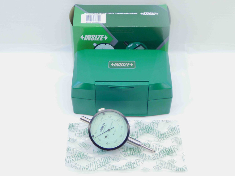 INSIZE #2307-025 DIAL INDICATOR 0 - 0.25" RANGE 0.001" GRADUATION LUG BACK - JG4709INS