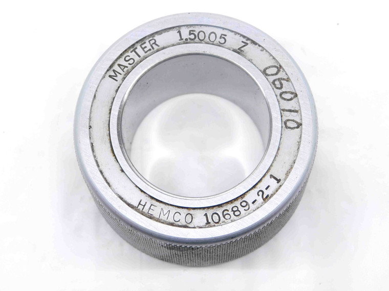 1.5005 CLASS Z MASTER PLAIN BORE RING GAGE 1.5000 +.0005 OVERSIZE 1 1/2 38 mm - NS6630BA6