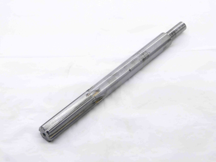 HANNIBAL 0.599 OD HSS CARBIDE TIPPED REAMER 6 FL .599 .5990 .5938 OVERSIZE - NS6656BA6