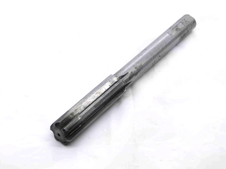 L & I 0.5705 OD HSS CARBIDE TIPPED REAMER 6 FL .5705 9/16 .5625 +.0080 OVERSIZE - NS6657BA6