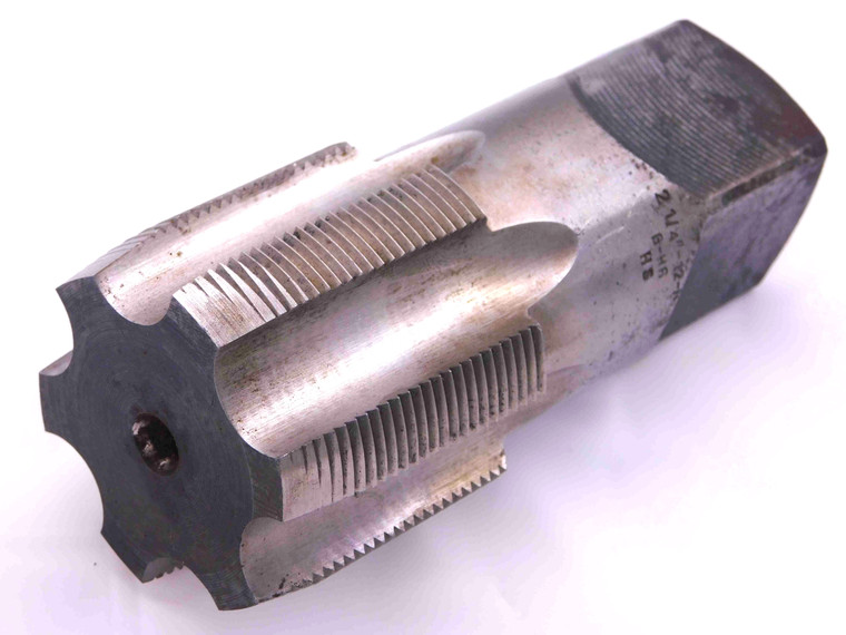 2 1/4" 12 N GH-6 HSS PLUG TAP 6 STRAIGHT FLUTE 2-1/4-12 UN THREADING H-6 H6 - JJ2064CH5