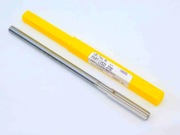 NEW L & I 0.3785 OD HSS CHUCKING REAMER 6 FLUTE .3785 3/8 .3750 +.0035 OVERSIZE - JG4778LAI