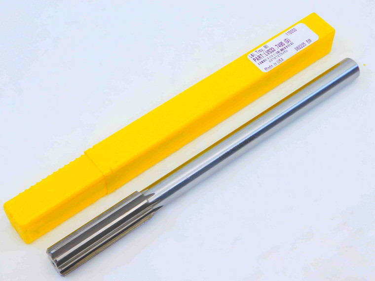 NEW L & I 0.7495 OD HSS REAMER 10 FL .7495 3/4 .7500 -.0005 UNDERSIZE 19 mm - JG4795LAI