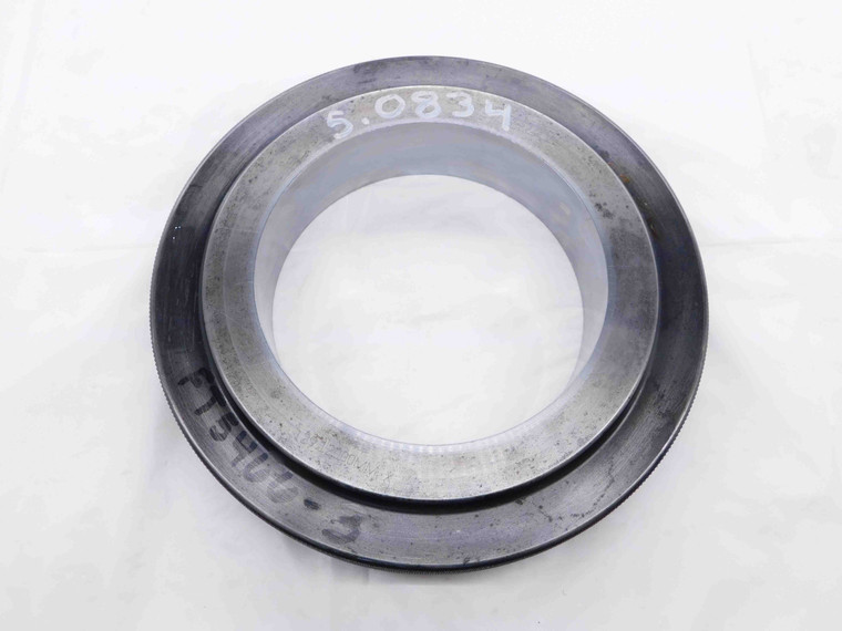 5.0834 CLASS X MASTER PLAIN BORE RING GAGE 5.0938 -.0104 UNDERSIZE 5 3/32 129 mm - NS6672BA6