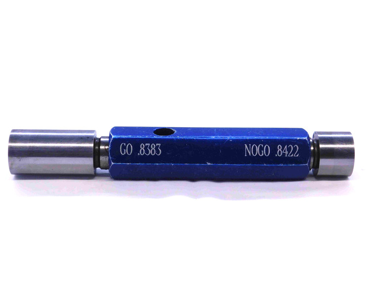 .8383 & .8422 PIN PLUG GAGE GO NO GO .8438 -.0016 UNDERSIZE 27/32 21.293 mm - TC0004BB6