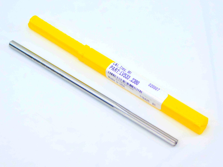 NEW L & I 0.238 OD HSS REAMER 6 FL .238 .2380 .2500 UNDERSIZE LETTER B 6 mm - JG4812LAI