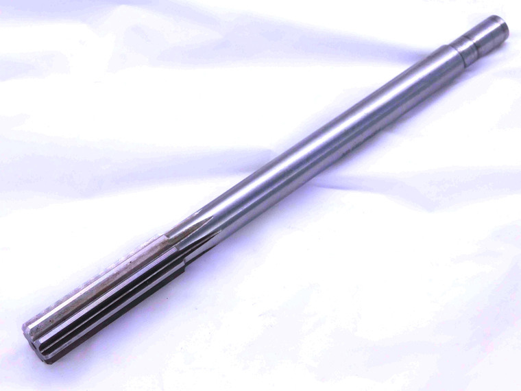 0.655 OD HSS REAMER 0.55 SHANK 8 FL .655 .6550 21/32 .6563 -.0013 UNDERSIZE - JJ2145CG5