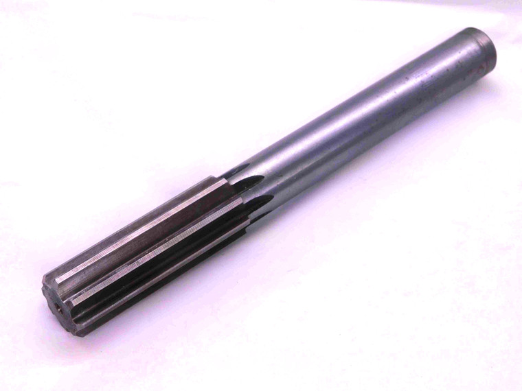 0.877 OD HSS CHUCKING REAMER 3/4 SHANK 8 FL .877 .8770 7/8 .8750 +.0020 OVERSIZE - JJ2150LVR