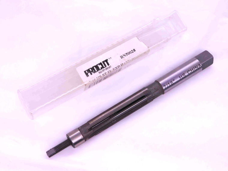 NEW PROCUT 7/16 OD HSS ADJUSTABLE EXPANSION REAMER SHANK .4375 ONSIZE 11 mm - JJ2181LVR