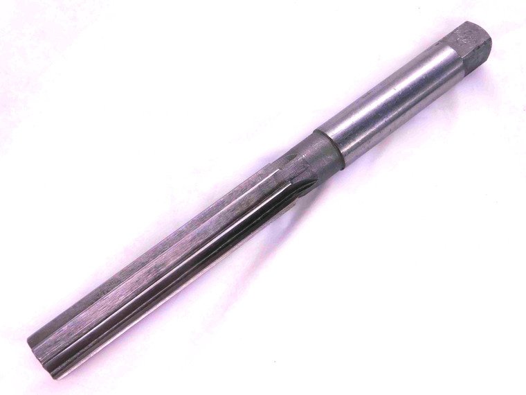 0.78 OD HSS HAND REAMER 3/4 SHANK 8 FLUTE .78 .7800 25/32 .7813 -.0013 UNDERSIZE - JJ2184LVR