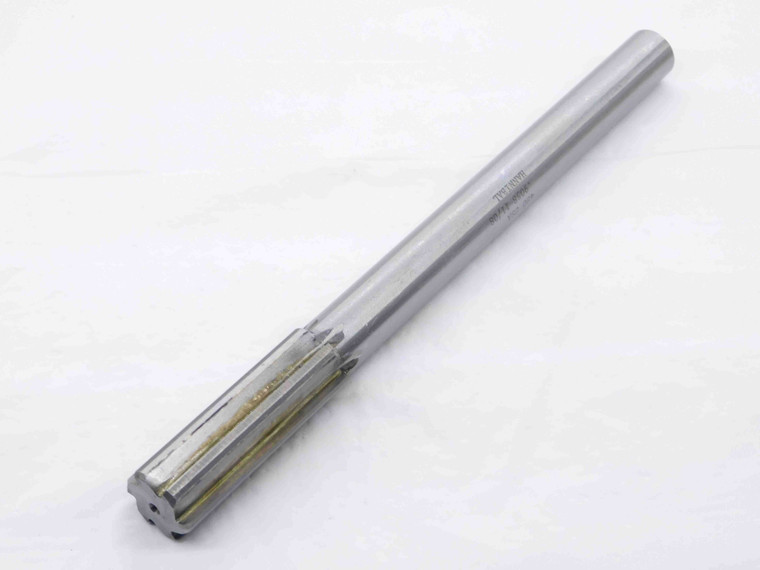HANNIBAL 0.9058 OD HSS CARBIDE TIPPED REAMER 6 FL .9058 .9063 UNDERSIZE 23 mm - NS6715CG5