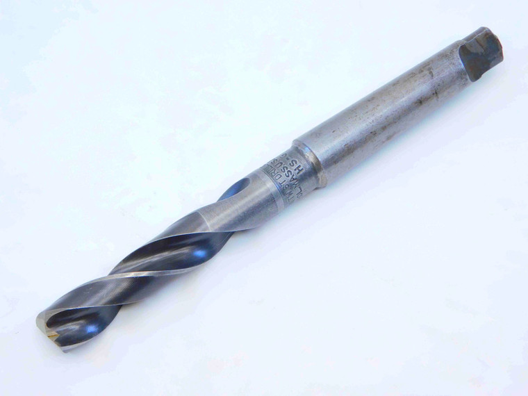 UNION DRIL CO. 39/64 O.D. HSS DRILL BIT MORSE TAPER #2 SHANK .6093 MT2 USA HS-G - JG4844CH5