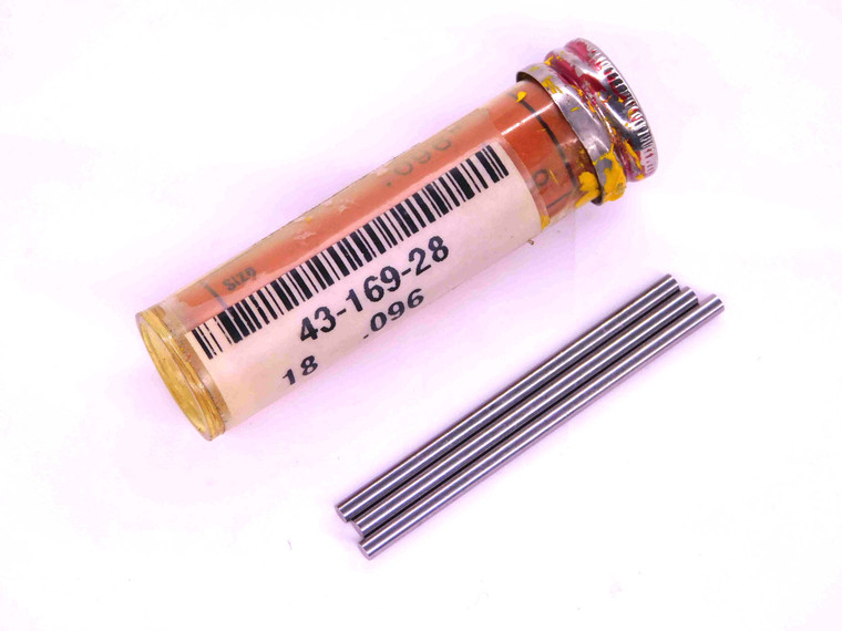 VAN KEUREN GEAR MEASURING WIRES DIAMETRAL PITCH 18 SIZE .096" 3pc SET HSS - JJ2194LVR
