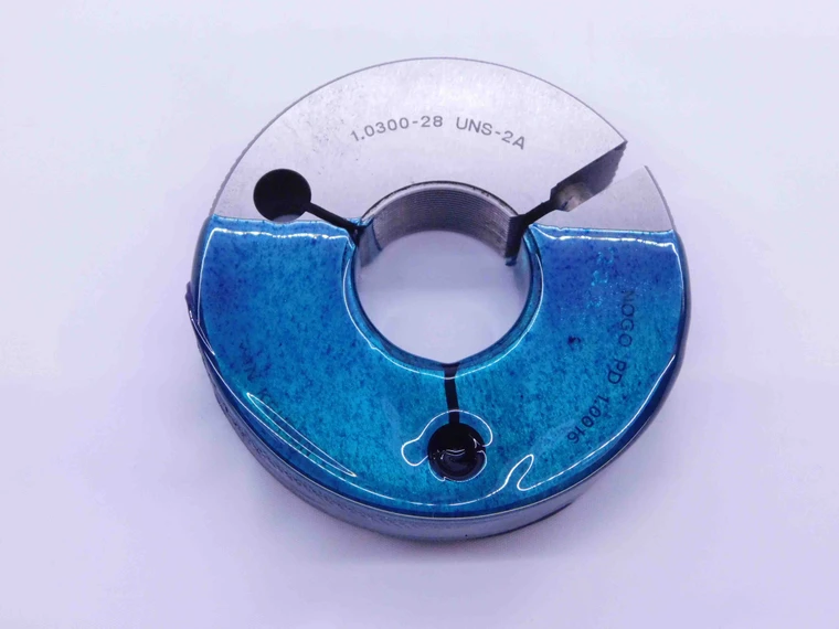1.0300 28 UNS 2A THREAD RING GAGE 1.3 1.30 1.300 1.3000 NO GO ONLY P.D. = 1.0016 - DW41569BE6