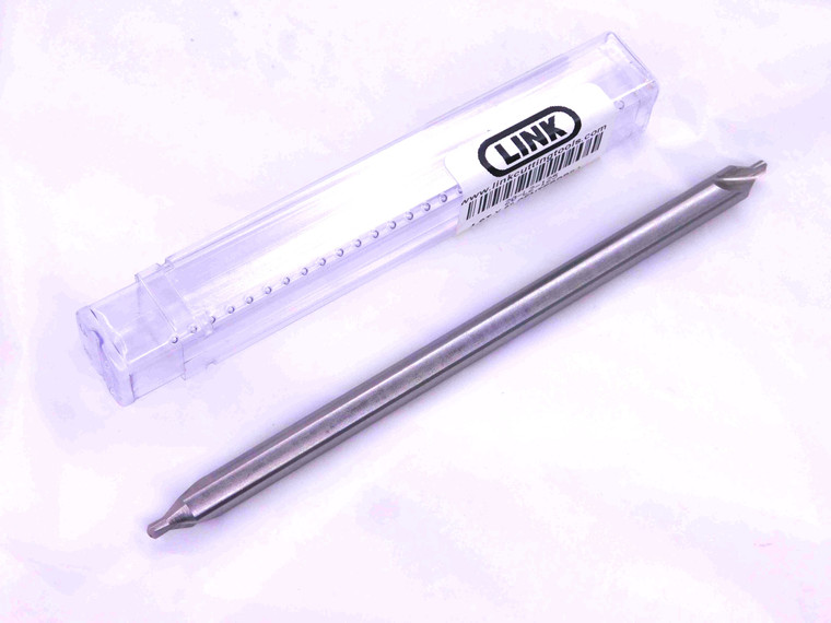 NEW LINK 20-L2-125 HSS 60 DEGREE #4 CENTER DRILL 5/16 BODY DIA 1/8 DRILL DIA - JJ2213CH5
