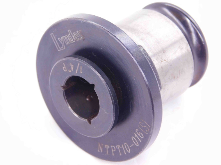 LYNDEX #2 TAP COLLET QUICK CHANGE TAPPING ADAPTER HOLDS ANSI 1/4"P .25 PIPE - JJ1228CH5