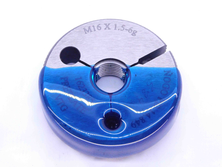 M16 X 1.5 6g PREPLATE VERMONT THREAD RING GAGE 16 NO GO ONLY P.D. = 14.849 CHECK - DW41673CT4