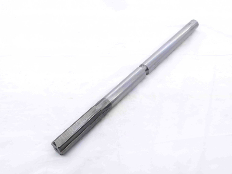 HANNIBAL 9/16 O.D. HSS CARBIDE HEAD CHUCKING REAMER 6 FLUTE .5625 ONSIZE CNC - NS6817BR5