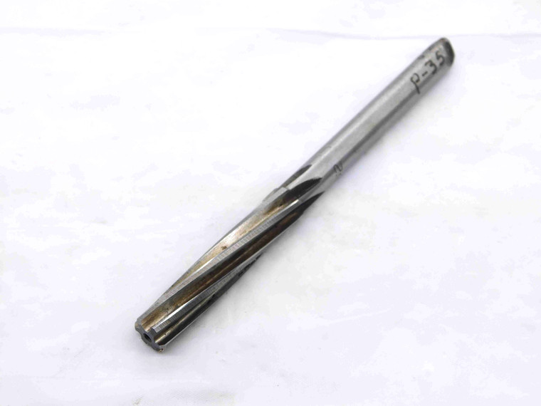 0.3516 OD HSS REAMER SPIRAL 6 FL .3516 11/32 .3438 +.0078 OVERSIZE 9 mm CNC - NS6827CH5