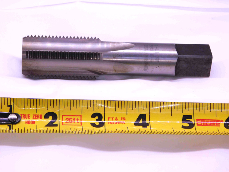 1" 12 H-4 HSG BOTTOMING TAP 4 STRAIGHT FLUTE 1.0 USA MADE 1-12 NF UNF THREADING - JJ2387CR5