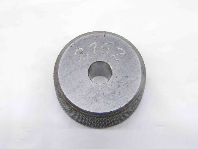 .2752 MASTER PLAIN BORE RING GAGE .2813 -.0061 UNDERSIZE 9/32 7 mm INSPECTION - NS7029BG6