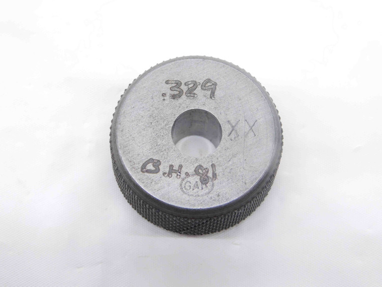 .3290 CL XX MASTER PLAIN BORE RING GAGE .3281 +.0009 21/64 8.357 mm .329 CHECK - NS7030BG6