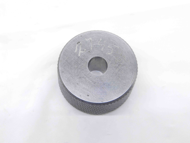 .2745 MASTER PLAIN BORE RING GAGE .2813 -.0068 UNDERSIZE 9/32 7 mm INSPECTION - NS7039BG6