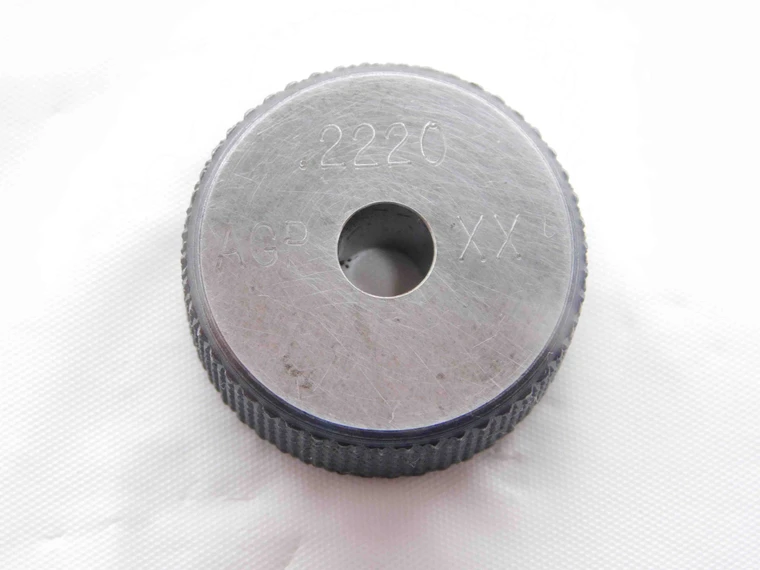 .2220 CL XX MASTER PLAIN BORE RING GAGE .2188 +.0032 OVERSIZE 7/32 5.639 mm .222 - NS7074BG6