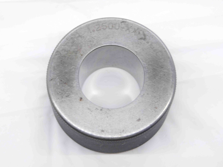 1.2500 CLASS XX MASTER PLAIN BORE RING GAGE ONSIZE 1 1/4 31.750 mm 1.250 CHECK - NS7086BG6