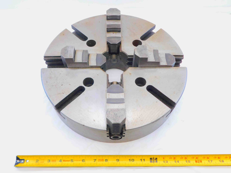 14" 4-JAW INDEPENDENT LATHE POWER CHUCK INDUSTRIAL HEAVY DUTY METAL TURNING