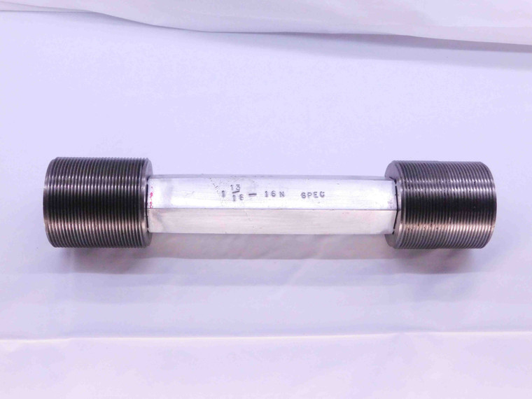 1 13/16 16 N 3 SPECIAL SET THREAD PLUG GAGE 1.8125 GO NO GO PDS= 1.7709 & 1.7667 - DW41820OB6