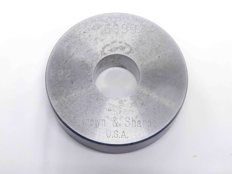 .6999 MASTER PLAIN BORE RING GAGE .7031 -.0032 OVERSIZE 45/64 17.777 mm CHECK - NS7142AE6